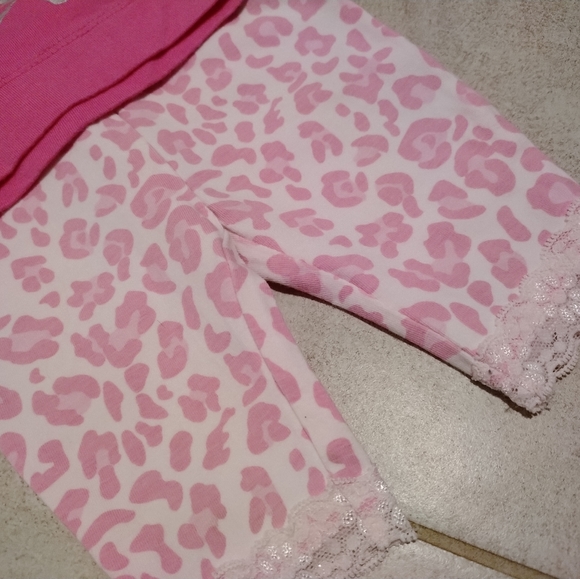 Baby Girl Pink Outfit 0-3mo - Picture 3 of 4